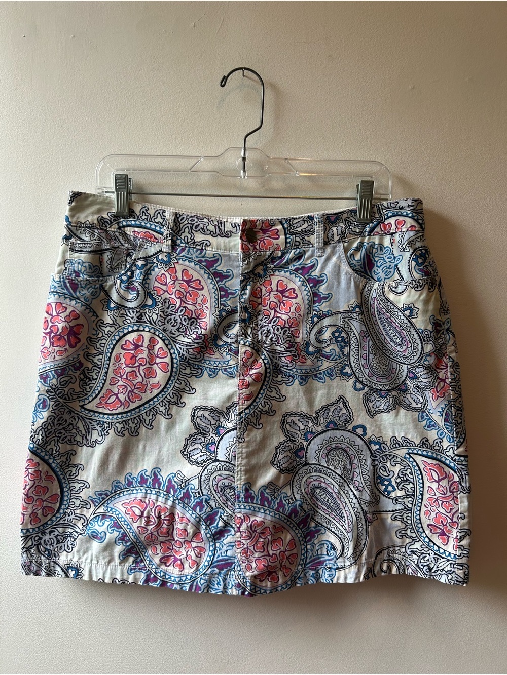 Croft & Barrow Paisley Print Skort